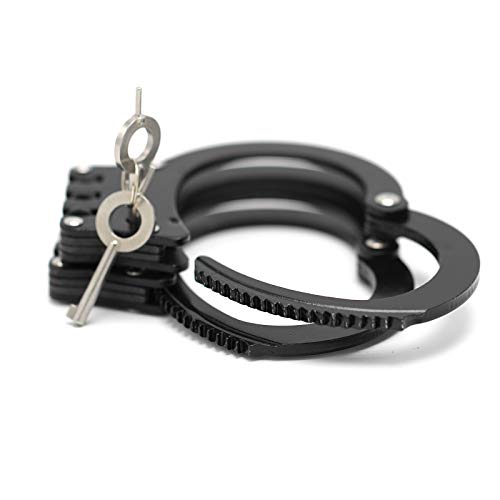 Double Lock Handcuffs, Adjustable Police Edition Handcuff for Security