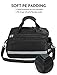 Lixada 2 in1 Bike Trunk Bag Casual Chest Sling Pack Bag Cycling Bicycle Rear Rack Carrier Bag Pannie (Black)