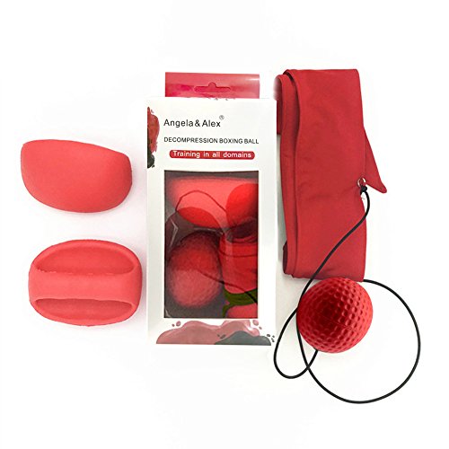 Angela&Alex Boxing Fight Ball, Reflex Ball Speed Reaction Train Equipment Fitness Accessories