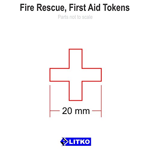 Fire Fighting Game, First Aid Tokens (10)