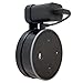 Dot Genie Affordable Essentials Outlet Wall Mount Hanger Stand for Amazon Echo Dot 2nd Generation, The Slimmest Low-Profile Mount Available (Black, 1-Pack)