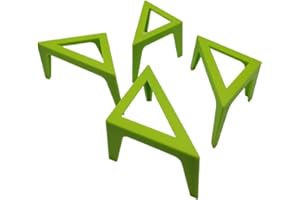 SundiooK Canvas Stands Set 4 Pack, Portable Painting Support Risers for Acrylic Pouring, Plastic Board Holder, for Art Projec