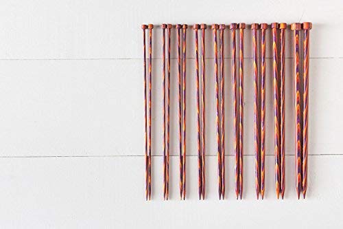 image for Knit Picks Wood Straight Single Point Knitting Needle Set US 4-11 (10