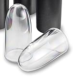 Clear Acrylic Lipstick Caps - Replaces Original Individual MAC Lipstick Caps - See Your Favorite Lipstick Color Easily (24 Pack)