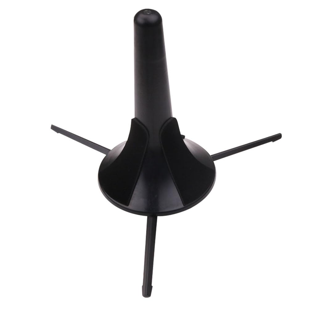 ibasenice Portable Foldable Trumpet Stand Tripod Holder with Detachable Rotating Screw and Felt Protection Stable Triangle Bracket for Wind Instruments Compact 6.69X3.94X3.94 Inches