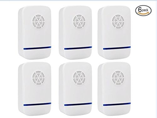 Mercy Ultrasonic Pest Repeller, Repels for Insects,Mice Spider Ant Roaches Mosquito,Bugs,Flies,Fleas,Effectively and Safe in Home(6 Pack)