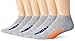 PUMA Socks Men's Low Cut Socks, Grey/Orange, Sock Size:10-13/Shoe Size: 6-12 (Pack of 6)