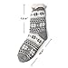 Slipper Socks Fleece-Lined Cozy Thick Winter Knee Highs Stockings for Woman?Girl by MissDill, Grey, 39-42 (U.S. 5-10)