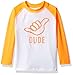 The Children's Place Toddler Boys His Li'l Rashguard Swim Shirt, Orange Splash, 3T