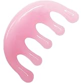 GSHOW Head Massage Comb Scalp Massager Resin Gua Sha Meridian Massage Tool for Head and Neck