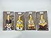 Finex® *Set of 4* Despicable Me Minion Travel Luggage ID Tag for Bags Suitcases (Character Random)