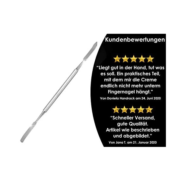 Gebogener Profi Gelspatel Doppel-Spatel, Salbenspatel, Doppelinstrument – Bild 6