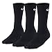 Nike Performance Crew Kids' Socks (3-Pack) Black/White Sz Medium 5Y-7Y