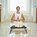 Zhuoyue Bamboo Bed Tray Table - Lap Tray Table for Breakfast in Bed, Dinner Serving Food Eating Tray