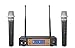 GTD Audio UHF Wireless Microphone System Karaoke mic with 2 Microphones U35H
