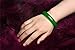 Parma77 Burmese Natural Green Jade Bangle AAA Jadeite Flawless 56mm-62mm Good Luck Bracelet (Large)