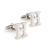 Initial Cufflinks (Alphabet Letter) by D'or Designs Top Quality Luxury Men's French Cuff Cuff Links