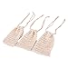 Bestim Inc 3Pcs Sisal Soap Bag, Shower Bath Exfoliating Natural Sisal Soap Saver Pouch Holder
