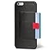 Distil Union Wally Wallet Case for iPhone 6 Plus- Genuine Leather Protective Case (Black/Black)