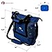 Red Suricata Mesh Beach Bag Cooler - Beach Tote with Leak-proof Rigid Cooler – Beach Bags for Women & Men (Blue)