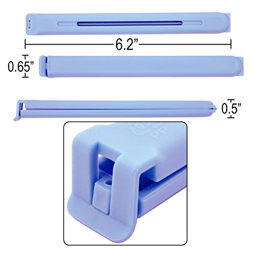 Shells 5PCS Large Size 6.3 Inches Multi-colors Fresh-Keeping Sealing Clips Bag Clips Sealer