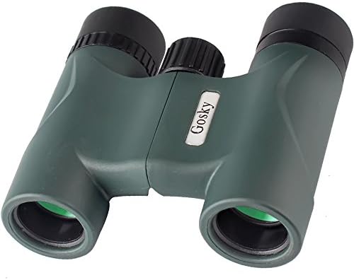 10x22 Compact Binoculars for Bird Watching Sports Games and Concerts Outdoor -FMC Green Film Lens and BAK4 Prism