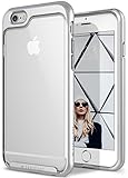 Caseology Skyfall for iPhone 6S Case (2015) / iPhone 6 Case (2014) - Clear Back & Slim Fit - Silver