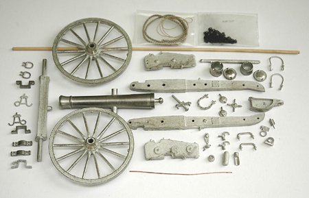 Guns Of History James Cannon 6-lb 1:16 Scale Artillery Model Hobby Kit MS4007 - Model Expo - Thumbnail 7
