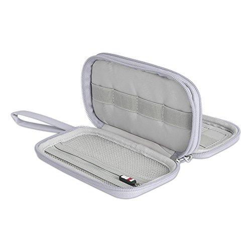 BUBM Digital Storage Bag Electronic Accessories Bag Hard Drive Organizers Earphone Cables USB Flash Drives Travel Case (Gray)
