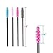 Eye Lash Brushes, Ohuhu 250 Pcs Disposable Mascara Makeup Eyebrow Eyelash Wands Brush Applicator with Storage Box for Girls Women Gifts