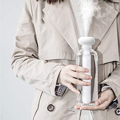 Gyswshh Portable Doughnut Air Mist Humidifier Bedroom Office USB Water Bottle Atomizer Random