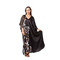 Up2date Fashion Caftan with Midnight Dream Floral Vines, Style#Caf-60C2