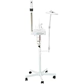 Facial Ozone Steamer 4 in 1 with Magnifying LED Light, High Frequency and Galvanic Aroma Therapy by SKINACT