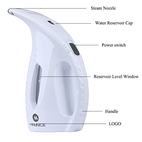 [Upgraded Version] Portable Garment Steamer, 4-in-1 Home Handheld Fabric Steamer, Steamers for Clothes, Mini Household Travel Iron Perfect for Ironing, Sterilizing, Cleaning and Killing Bacteria - Thumbnail 4
