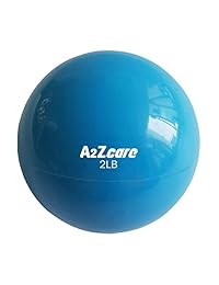 Pelota tonificadora A2ZCare: minipelota blanda con peso (balón medicinal)