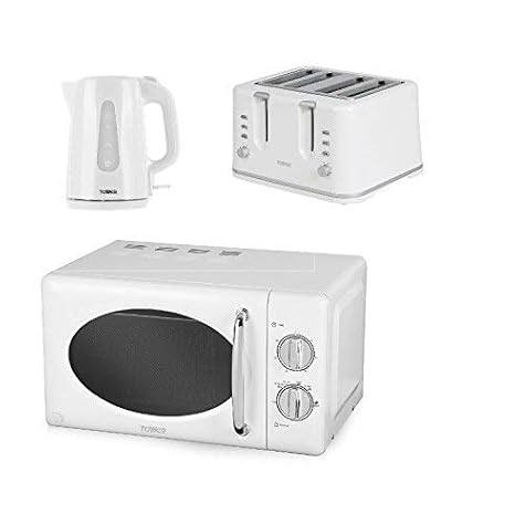 Blanco Moderno Torre Eléctrico Cocina Electrodoméstico Juego ...