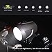 Bright Eyes Newly Upgraded and Fully Waterproof 1200 Lumen Rechargeable Mountain, Road Bike Headlight, 6400mAh Battery (Now 5+ Hours on Bright Beam). Free Diffuser Lens/TAILLIGHT (Black)
