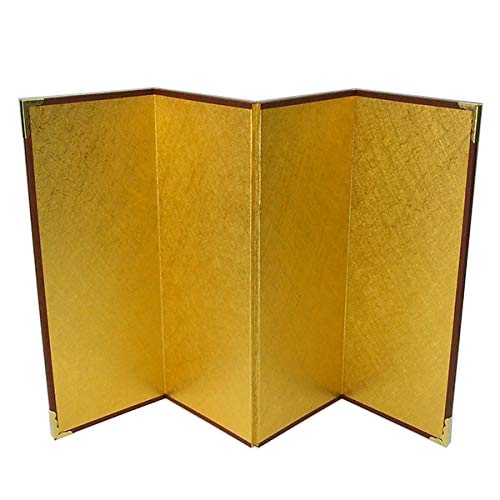 ミニ金屏風 4曲 特大 260×423mm商品画像