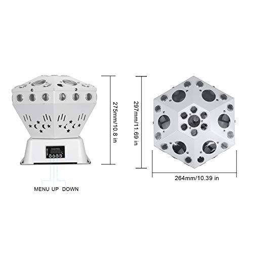 Stage Lights, Sound Activated RGB Party Lights DJ Lighting, 63 LED bar Lights and DMX Control for Church, Wedding, Stage Lighting Birthday Party(need an adapter) - Thumbnail 3