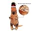 Adult Inflatable T-rex Costume Dinosaur Halloween Suit Cosplay Fantasy Costumes Brown
