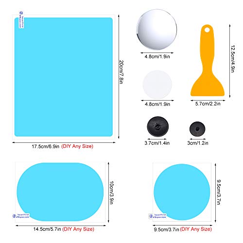 image for Hysagtek 6 Pcs Car Rearview Mirror Film Car Side View Mirror HD Anti F