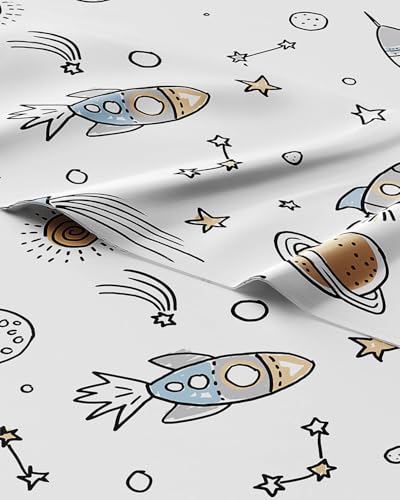 Kids Outer Space 4 Piece Bed Sheet Set