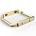 For Fitbit Blaze, TOOPOOT Stainless Steel Replace Metal Frame For Fitbit Blaze Smart Watch (gold)