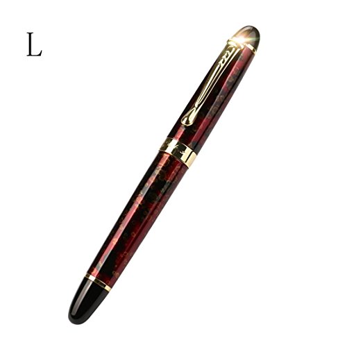 JinHao X450 Fountain Pen Matte Frosted Deluxe Black Extra Fine Nib (L)
