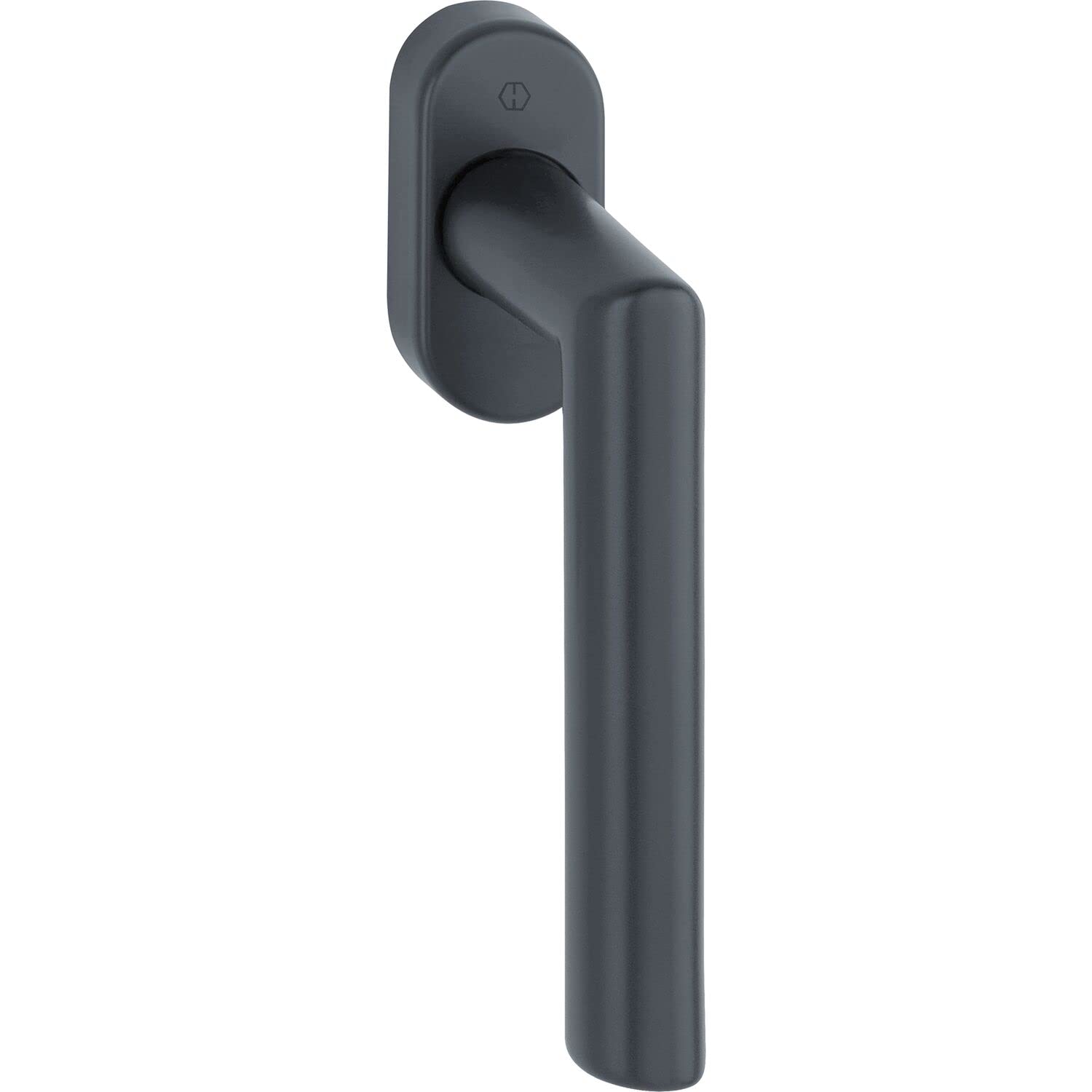HOPPE 12034083 Window Handle Amsterdam, Square Spindle 7 x 32 mm, Pin 7 x 32 mm, Stainless Steel Matte Black