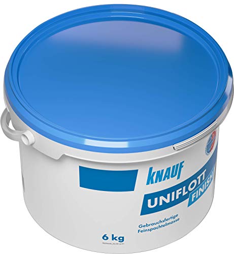 Knauf 696535 Uniflott Finish Gipsspachtel End-Verspachtelung von Gipsplattten-Fugen, 6 kg – Spachtel, Feinspachtel-Masse… – Bild 4