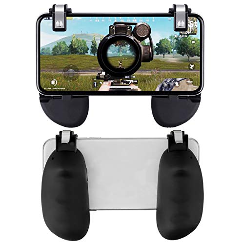 Agoz Mobile Game Controller Shoot Aim Trigger Gamepad Grip Remote for Apple iPhone XS Max XR X 8 Plus 7 6S, Samsung Galaxy S10 Plus S10e Note 8 9 S9 S8, Google Pixel 3A XL,OnePlus 6T 7 Pro, LG Stylo 4