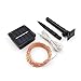Solar Powered Copper Wire Lights, ATTAV 33ft 100 LEDs Starry String Lights, Waterproof Fairy Lights Ambiance Lighting for Outdoor, Gardens, Homes, Dancing, Christmas Party(Warm White)