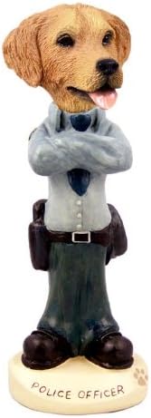 Golden Retriever Police Doogie Collectable Figurine