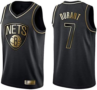 CCKWX NBA Brooklyn Nets # 7 Kevin Durant Basketball Jersey,Cool Breathable Fabric Classic Swingman Sleeveless Unisex Sport Vest T-Shirt